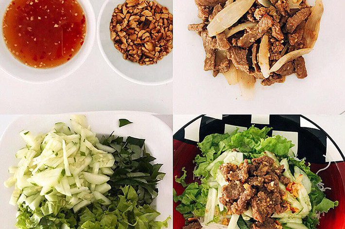 Trước khi thông tin về đám cưới xuất hiện, Thu Thảo đã úp mở chuyện sắp kết hôn khi gần đây cô chia sẻ hình ảnh tập nấu ăn trở lại. Ảnh: Facebook Đặng Thu Thảo