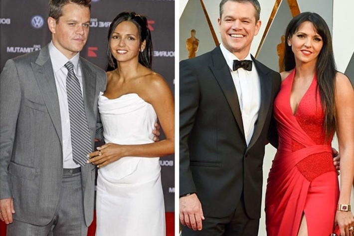 Nam diễn viên điển trai Matt Damon không kết hôn với một nữ diễn viên hay một người mẫu nóng bỏng mà là một cô gái phục vụ ở quán rượu,Luciana Barroso. Damon nói rằng anh rất vui vì điều đó, vợ, gia đình luôn ở vị trí đầu tiên. Hai người có "quy tắc 2 tuần": họ không bao giờ xa nhau lâu hơn 2 tuần.