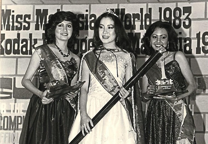 Dương Tử Quỳnh là đại diện Malaysia tại Hoa hậu Thế giới 1983. Ở sân chơi quốc tế này, cô không lọt top trong chung kết. Ảnh: Tiền Phong