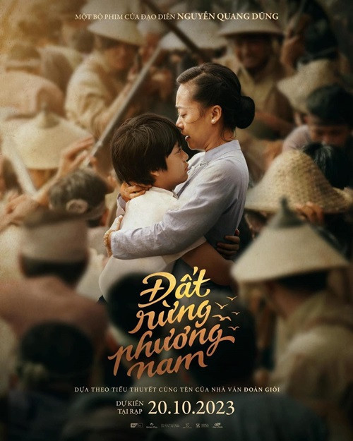 Hồng Ánh đóng vai mẹ của bé An trong phim “ Đất rừng phương Nam” của đạo diễn Nguyễn Quang Dũng. Ảnh: FBNV