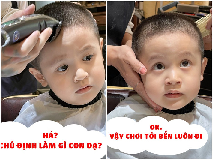 Tính cách của bé Tết lại giống mẹ.