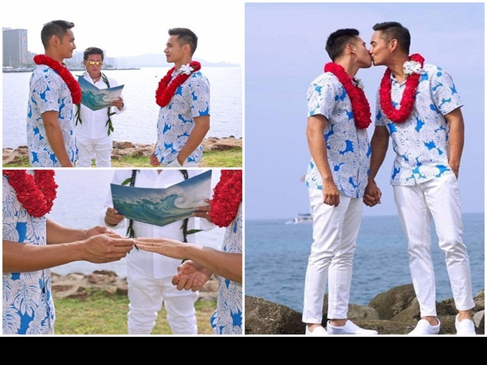 Hồ Vĩnh Khoa kết hôn đồng giới. Nửa kia của anh là Rhonee Rojas - Nam vương Thái Lan 2011, mang trong người 5 dòng máu (Trung Quốc, Mỹ, Philippines, Tây Ban Nha, Thái Lan). Cặp đôi tổ chức đám cưới và đăng ký kết hôn ở Mỹ vào tháng 10/2017.