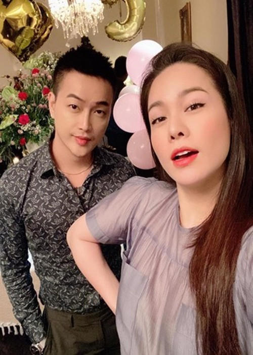 Hậu ly hôn, TiTi vướng nghi vấn hẹn hò Nhật Kim Anh. Tuy nhiên, cả hai phủ nhận mối quan hệ tình cảm. Ảnh: FBNV.