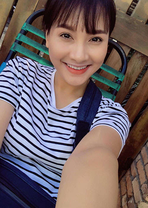 Bảo Thanh tự động viên bản thân cố gắng làm việc.