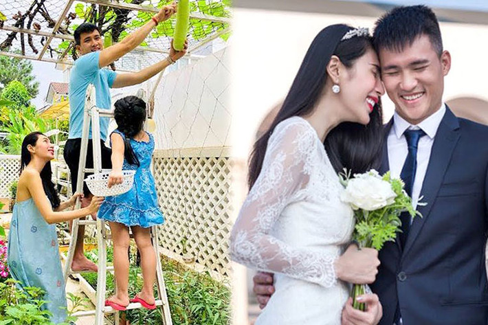Đến nay, sau 10 năm bên nhau và có một cô con gái chung, cặp đôi vẫn luôn mặn nồng như hồi mới yêu. Được biết, để có được hạnh phúc viên mãn như hôm nay, Công Vinh và Thủy Tiên đã đi qua không ít sóng gió. Ảnh: FBNV
