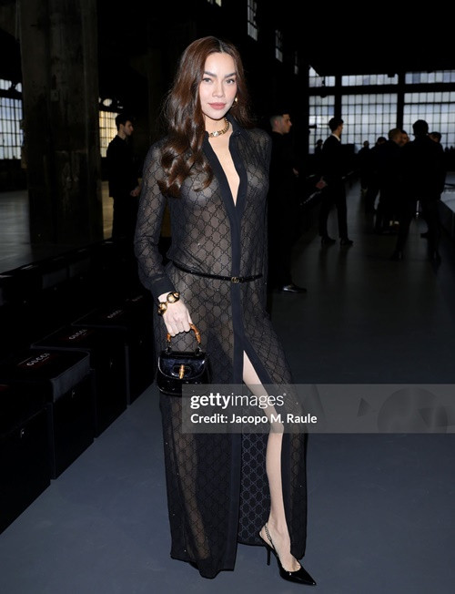 Hồ Ngọc Hà đang ở Italy tham dự tuần lễ thời trang Milan Fashion Week. Ảnh: Getty Images.