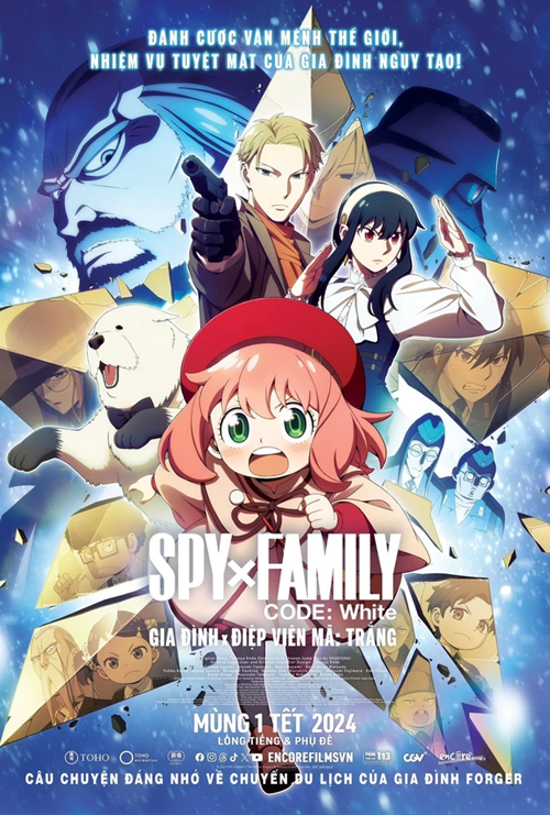 Gia đình x điệp viên mã: Trắng thu hút khán giả do chuyển thể từ manga - anime đình đám nhất năm 2023. Ảnh: Thể Thao Văn Hóa.
