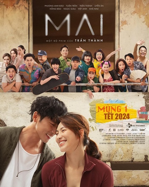 Theo dữ liệu của Box Office Vietnam (đơn vị kiểm soát phòng vé độc lập), phim Mai của Trấn Thành có doanh thu 368 tỷ tính đến chiều ngày 20/2. Ảnh: FBNV.