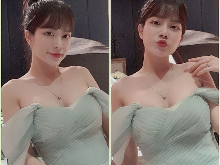 Yến My có nhan sắc như hot girl với gương mặt ưa nhìn, vóc dáng gợi cảm.
