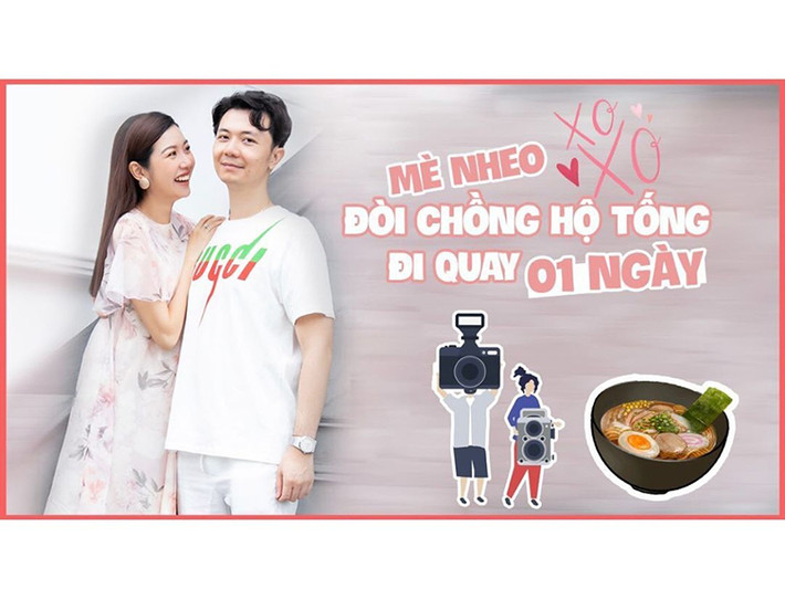 Nhật Vũ còn hộ tống Thúy Vân đi quay hình.
