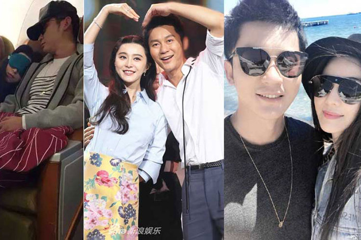 Rất nhiều ngôi sao Hoa ngữ: Dương Mịch, Thư Lý, Ngô Diệc Phàm, đã gửi lời chúc mừng khi biết tin Phạm Băng Băng sắp lên xe hoa với Lý Thần. Ảnh: Sina