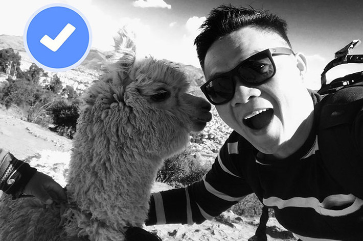 BTV Quang Minh khoe trang cá nhân được xác minh chính chủ.