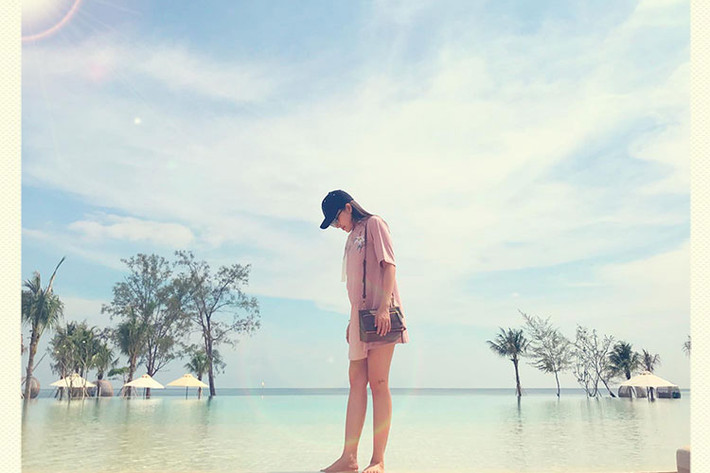 Lý Phương Châu đi nghỉ dưỡng ở Phú Quốc.
