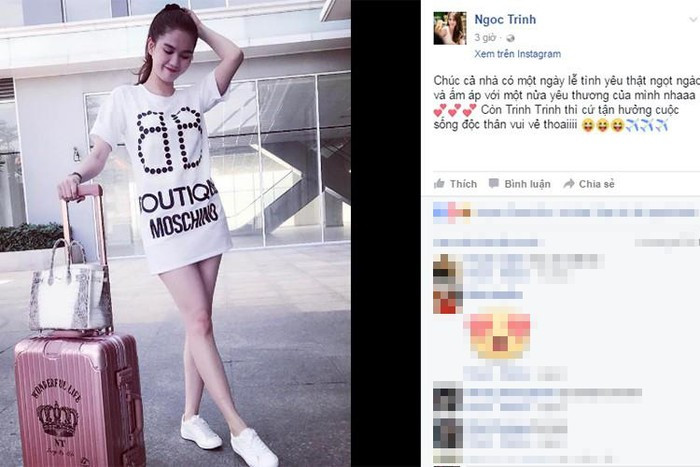 Được biết, khi còn mặn nồng với tỷ phú Hoàng Kiều, Ngọc Trinh từng bày tỏ mong muốn tận hưởng ngày tình nhân ở Dubai. Thậm chí, cả hai đã lên kế hoạch đón Valentine ở đó. Tuy nhiên, Ngọc Trinh và vị tỷ phú chia tay vào tháng 1/2017.