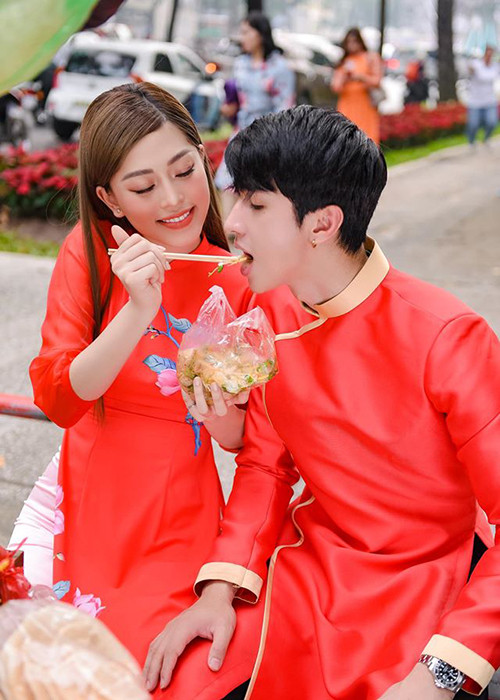 Tháng 9/2019, Phương Nga và Bình An từng lộ ảnh được cho là hậu trường chụp ảnh cưới. Tuy nhiên, nàng á hậu cho biết đây chỉ là ảnh chụp quảng cáo cho studio ảnh cưới.