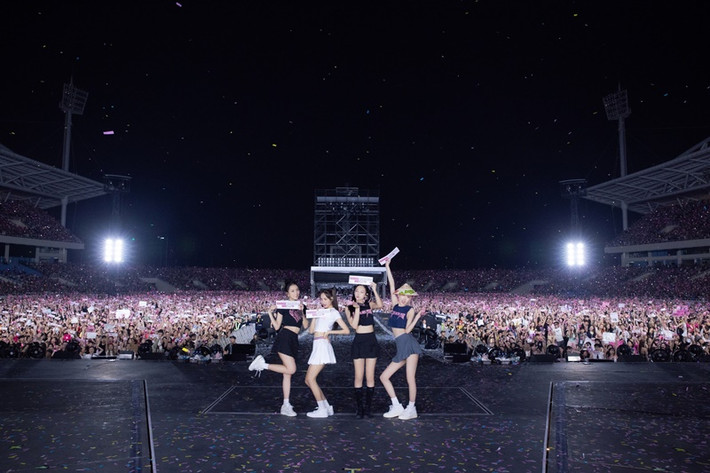 Đêm diễn ngày 30/7 của BlackPink cũng diễn ra hoành tráng không kém. Ảnh: Fanpage.