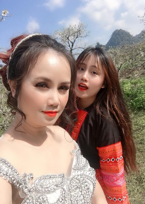 Con gái thứ hai của Hoàng Yến có ngoại hình xinh xắn.
