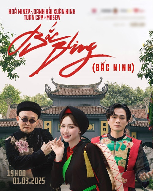 Theo Hòa Minzy, sau 2 tiếng trò chuyện về dự án, nghệ sĩ Xuân Hinh nhận lời có lẽ bởi ông thấy được sự tâm huyết của cô với nghề, cái tâm của cô với quê hương và sự quyết tâm của cô với dự án này. Ảnh: FB Hòa Minzy.
