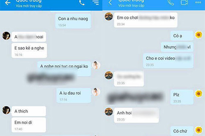 Ảnh chụp loạt tin nhắn nhạy cảm bị nghi là của diễn viên Quốc Trường và một cô gái vào năm 2016 gần đây bất ngờ được lan truyền.