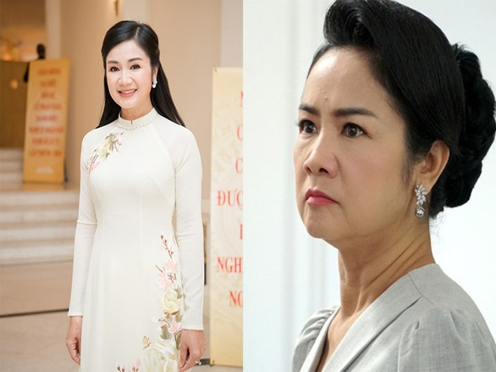 Mới đây, NSND Thu Hà lọt top 10 đề cử hạng mục Diễn viên nữ ấn tượng tại VTV Awards 2021. Trong năm nay, nữ nghệ sĩ sinh năm 1969 gây ấn tượng khi vào vai bà Bạch Cúc trong “ Hướng dương ngược nắng". Ảnh: Lao động