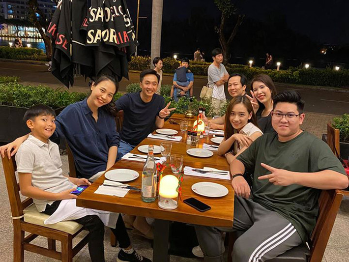 Đàm Thu Trang hiện có mối quan hệ tốt đẹp với con trai riêng của Cường Đô la.