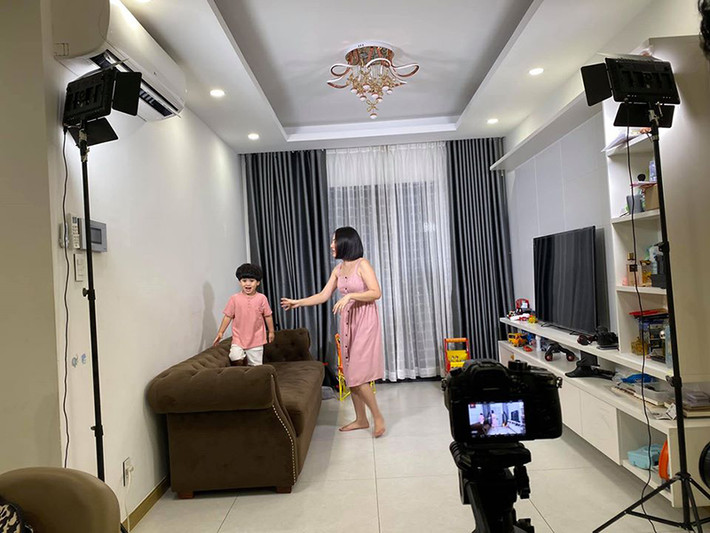 Ngọc Lan đã chuyển đến nhà mới cùng con trai.