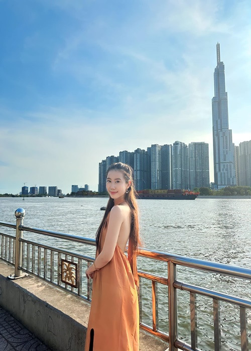 Hà Phương được dự đoán sẽ tiến sâu trong chung kết Hoa hậu Hòa bình Việt Nam 2023 diễn ra tối ngày 27/8. Ảnh: FBNV.