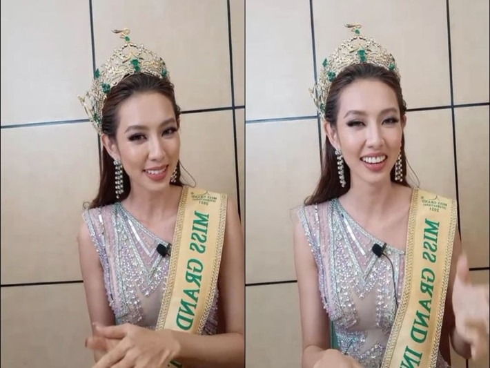 Nguyễn Thúc Thùy Tiên vừa đánh bại 58 người đẹp để đăng quang Miss Grand International 2021 - Hoa hậu Hòa bình Quốc tế 2021. Cô là nhan sắc Việt đầu tiên giành chiến thắng ở đấu trường nhan sắc quốc tế này. Ảnh: Vietnamnet