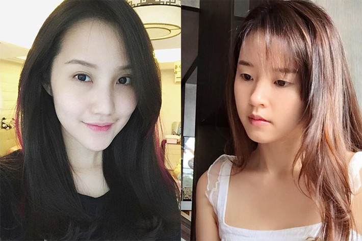 Midu thường xuyên khoe gương mặt mộc đẹp tinh khiết. Xuân Thảo cũng tự tin xuất hiện với gương mặt không trang điểm.
