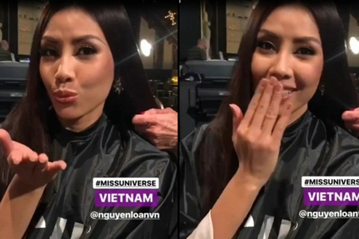 Mới đây, trang Instagram Hoa hậu Hoàn vũ Thế giới đã đăng tải hình ảnh Nguyễn Thị Loan trên story - một chế độ mà chia sẻ sẽ biến mất trong 24h.