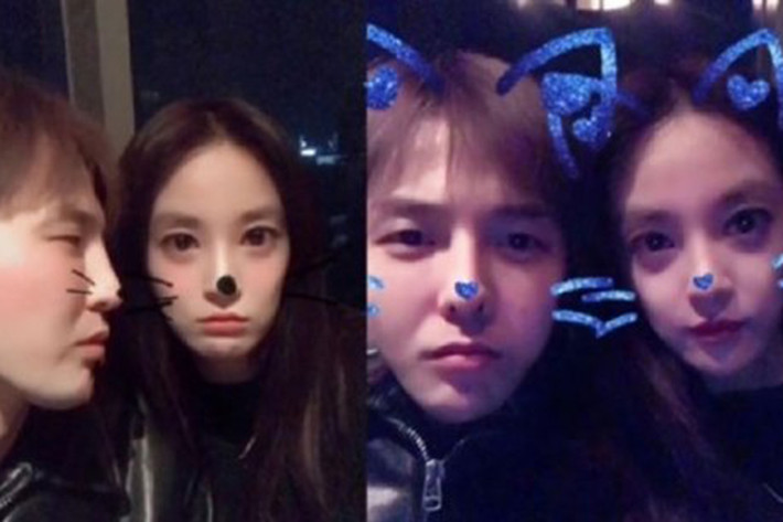 Công ty quản lý của G-Dragon và Lee Joo Yeon đều lên tiếng phủ nhận tin đồn hai ngôi sao xứ Hàn đang hẹn hò. Ảnh: Nate