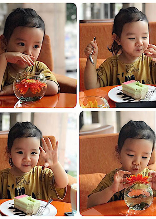 Khoảnh khắc đáng yêu của con gái Trang Nhung qua ống kính của mẹ.
