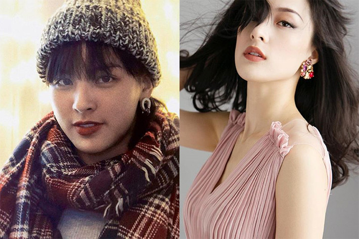 Quỳnh Nga cũng được xem là bản sao của hot girl Hạ Vi (phải).
