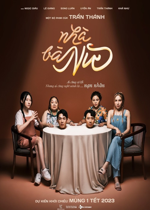 Thị trường phim Tết 2023 đang nóng dần. Phim Việt dành cho mùa Tết gồm “Nhà bà Nữ”, “Chị chị em em 2”, “Siêu lừa gặp siêu lầy”. Ảnh: Đời sống pháp luật