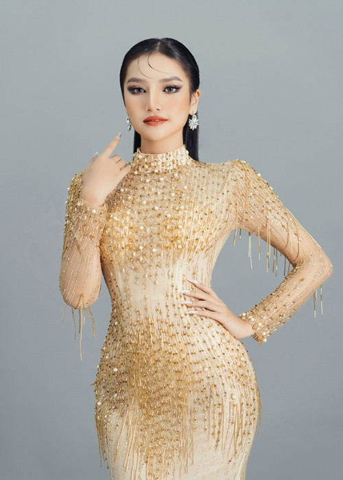 Người đẹp đang là sinh viên năm thứ 3 Trường Đại học Hải Phòng, chuyên ngành Sư phạm Anh - Nhật. Ảnh: BTC