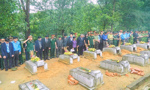 Mùa khô năm 2016 - 2017, được sự giúp đỡ của chính quyền địa phương, lực lượng vũ trang và nhân dân các bộ tộc Lào, Đội quy tập hài cốt liệt sĩ Hà Tĩnh đã tìm kiếm, quy tập và hồi hương 12 hài cốt liệt sỹ. Các liệt sĩ lần này được tìm thấy không có thông tin về bản thân, gia đình, quê hương và đã nằm bên đất nước bạn Lào hàng chục năm trời, hôm nay mới được trở về trong lòng đất mẹ.
