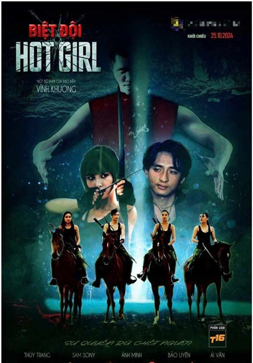 Theo dữ liệu của Box Office Vietnam (đơn vị kiểm soát phòng vé độc lập), doanh thu của phim Biệt đội hot girl là hơn 66 triệu đồng sau 2 tuần công chiếu. Ảnh: Dân Việt.