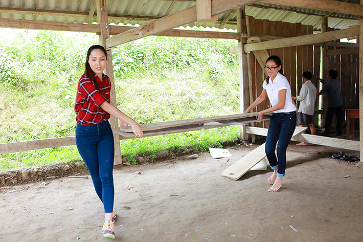 Dự kiến trường mầm non mới sẽ được khánh thành vào dịp tháng 9, kịp lúc các em bắt đầu năm học mới.