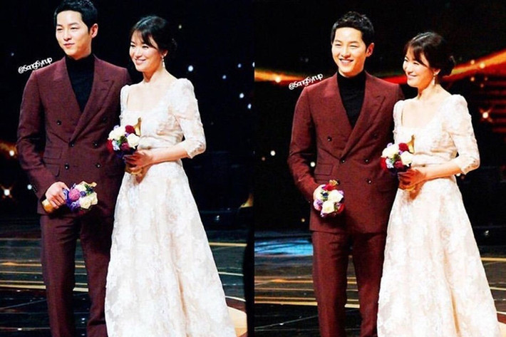 Ngay khi công khai hẹn hò, Song Joong Ki không ngần ngại thể hiện rằng anh rất si mê Song Hye Kyo dù lâu nay là người kín tiếng, ít phô trương.