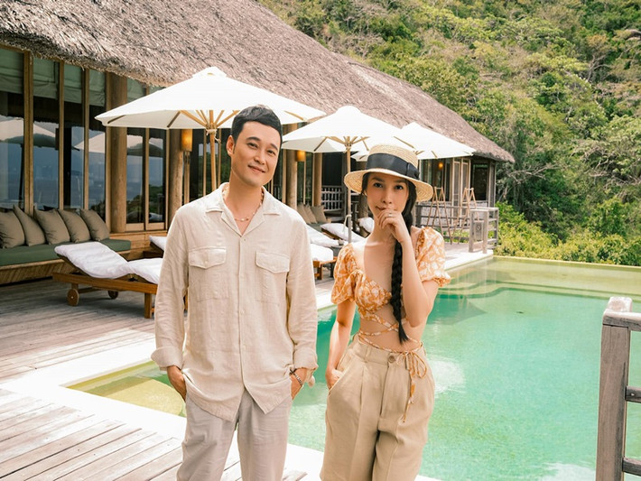 Hiền Thục khoe vẻ trẻ đẹp như gái đôi mươi bên Quang Vinh.