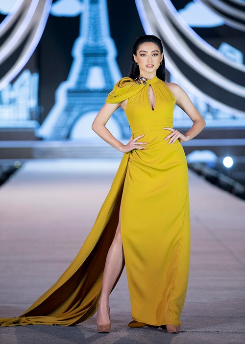 Sau 2 năm đăng quang Hoa hậu Thế giới Việt Nam, Lương Thùy Linh trở thành gương mặt được săn đón tại nhiều sự kiện giải trí cũng như các sàn diễn thời trang. Ảnh: Sen Vàng