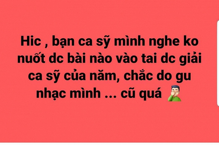 Tuy nhiên, một tài khoản cho rằng Đông Nhi không xứng làm ca sĩ của năm. Đáng chú ý hơn, Lệ Quyên để lại bình luận tỏ ý đồng ý. Ảnh: Saostar