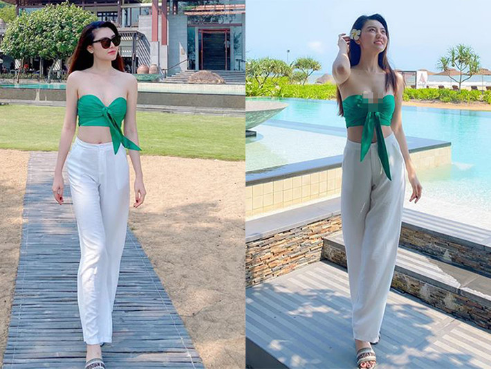 Sau tin đồn ly hôn chồng hơn 18 tuổi, Ngọc Duyên vừa đăng tải loạt ảnh gợi cảm khi đi biển.