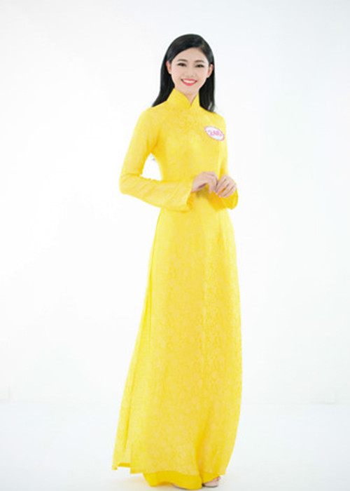 Trước đó, em gái Á hậu Trà My tập trung cho việc học nên từ chối tất cả lời mời làm người mẫu. (Ảnh: VOV)