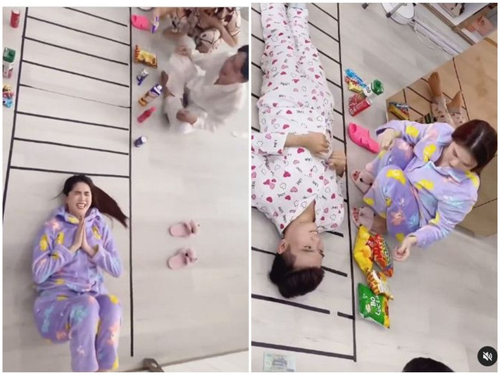 Ngọc Trinh cùng hội bạn bày trò vui ở biệt thự ngày giãn cách.