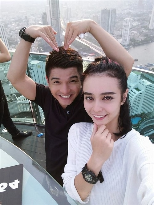 Cường Seven yêu ca sĩ Mlee từ năm 2015 đến năm 2017. Cả hai chia tay với lý do không tìm được tiếng nói chung. Ảnh: Đời Sống Pháp Luật.