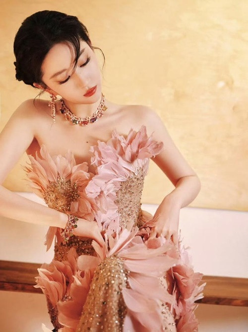Diện mạo của Lưu Diệc Phi được nhiều cư dân mạng tán dương. Ảnh: Sina.