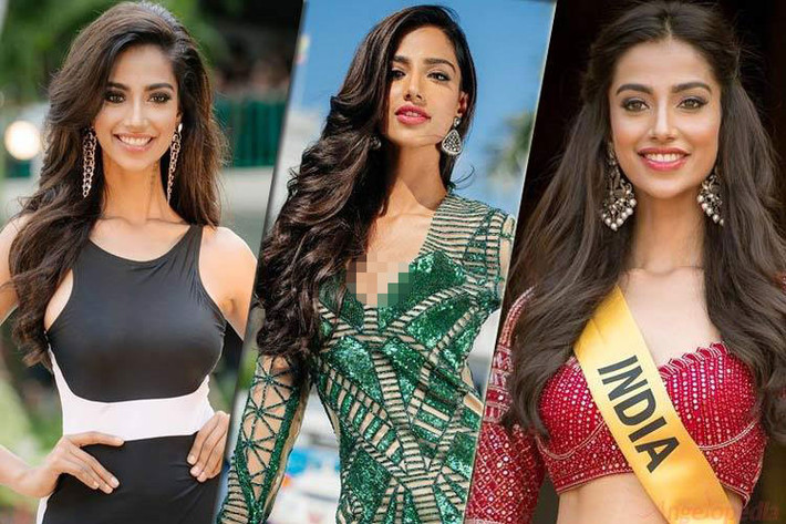 Đại diện Ấn Độ - Meenakshi Chaudhary đang rất tỏa sáng tại Hoa hậu Hòa bình Quốc tế 2018. Năm nay, đối thủ của Phương Nga 21 tuổi, là sinh viên nha khoa.