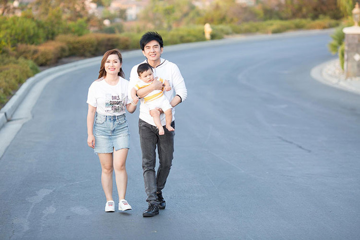 Sao Việt Đan Trường gửi lời chúc mừng sinh nhật đến bà xã Thủy Tiên.