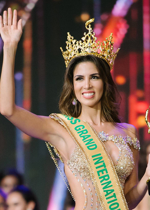 Maria Jose Lara vừa đăng quang ngôi vị cao nhất của cuộc thi Hoa hậu Hòa bình Thế giới 2017 được tổ chức tại Việt Nam. Ảnh: BTC